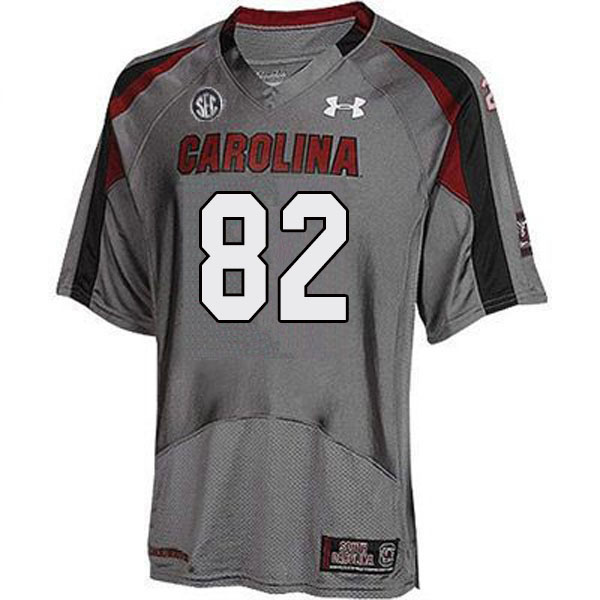 Men #82 KeShawn Toney South Carolina Gamecocks College Football Jerseys Sale-Gray